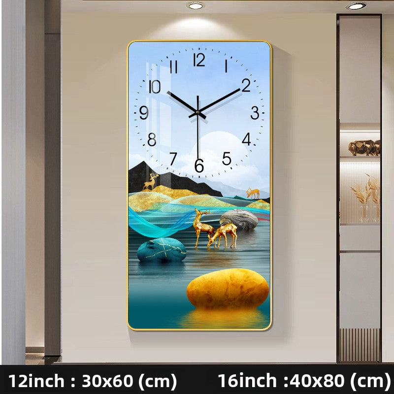 Modern Decorative Wall Clock with Calendar