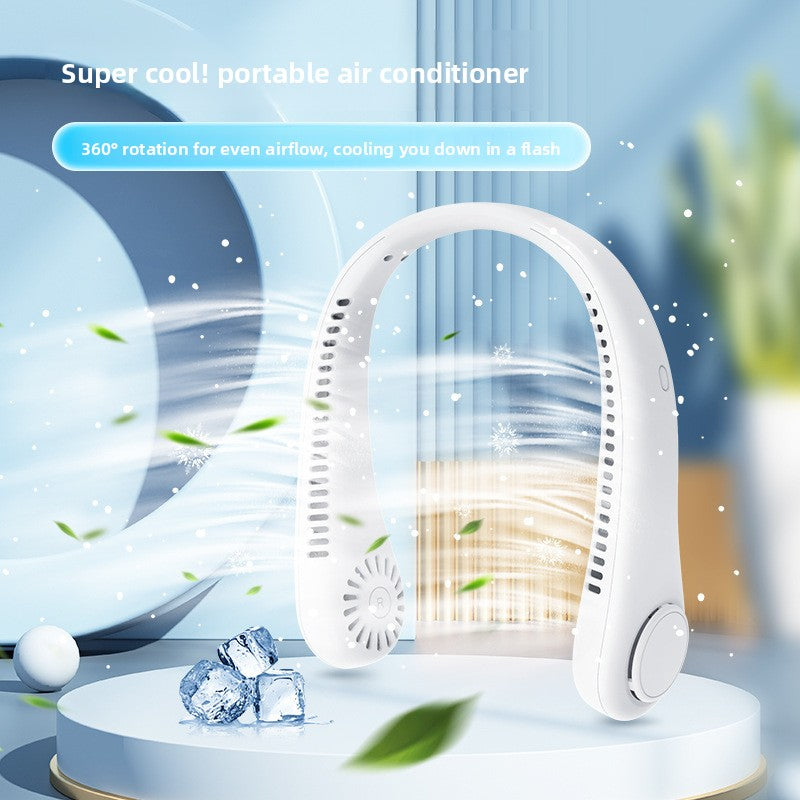 USB Rechargeable Bladeless Neck Fan