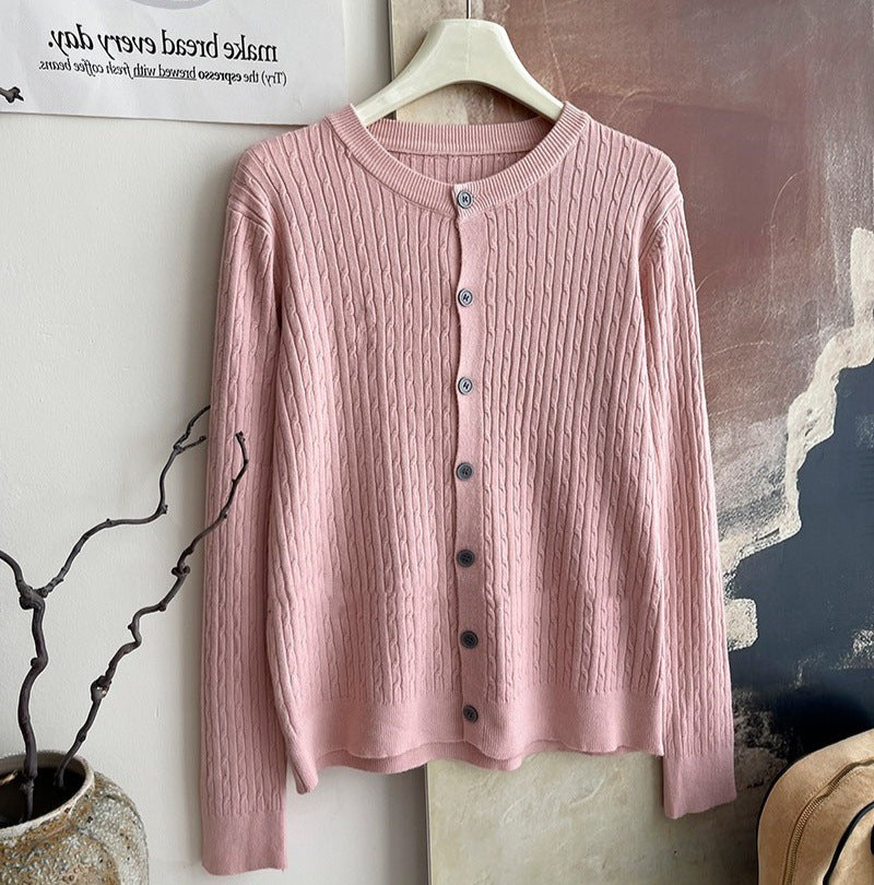 Embroidered Soft Knit Cardigan for Women