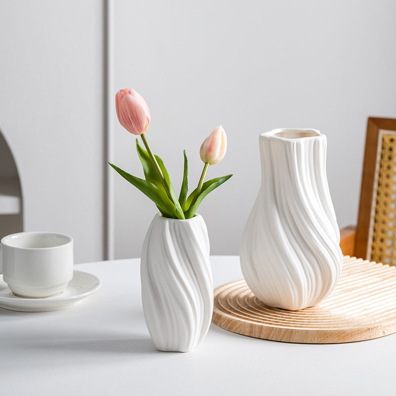 Minimalist Ceramic Flower Vase