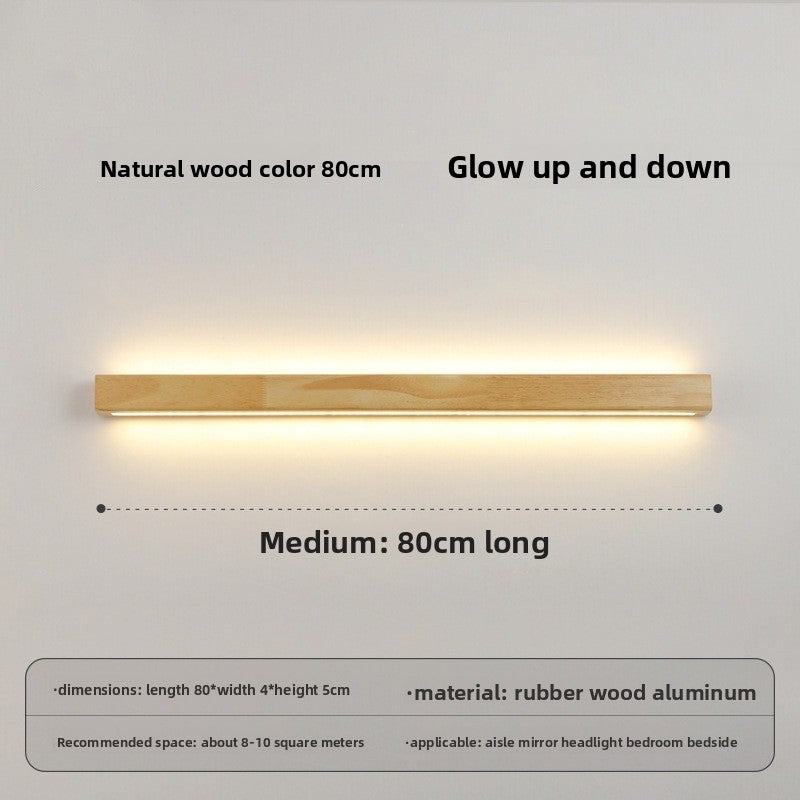 Modern Solid Wood Wall Lamp