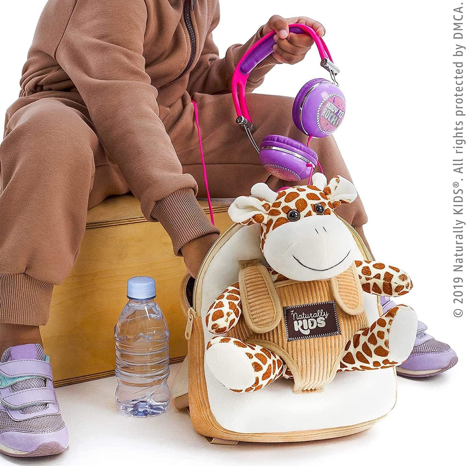 Giraffe Backpack, Giraffe Toys for Kids 3-5, Toddler Stuffed Animal Gifts for 2 3 4 5 Year Old Girl Boy