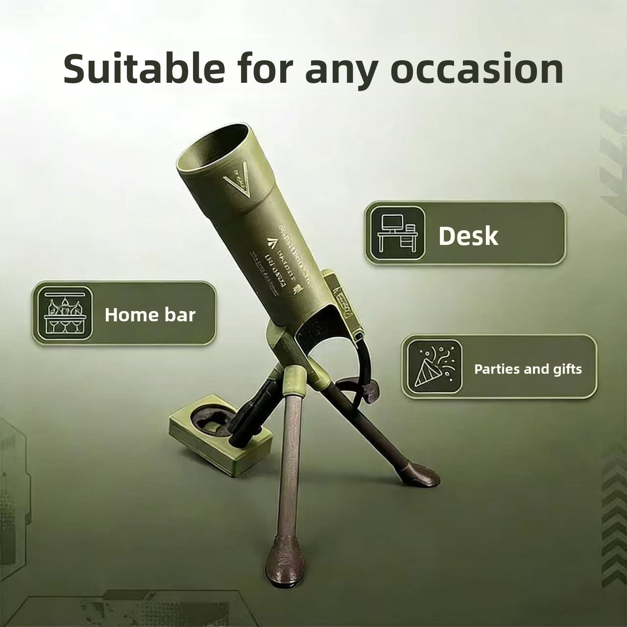 Mortar-Style Beer Bottle Opener