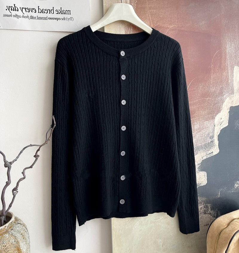 Embroidered Soft Knit Cardigan for Women