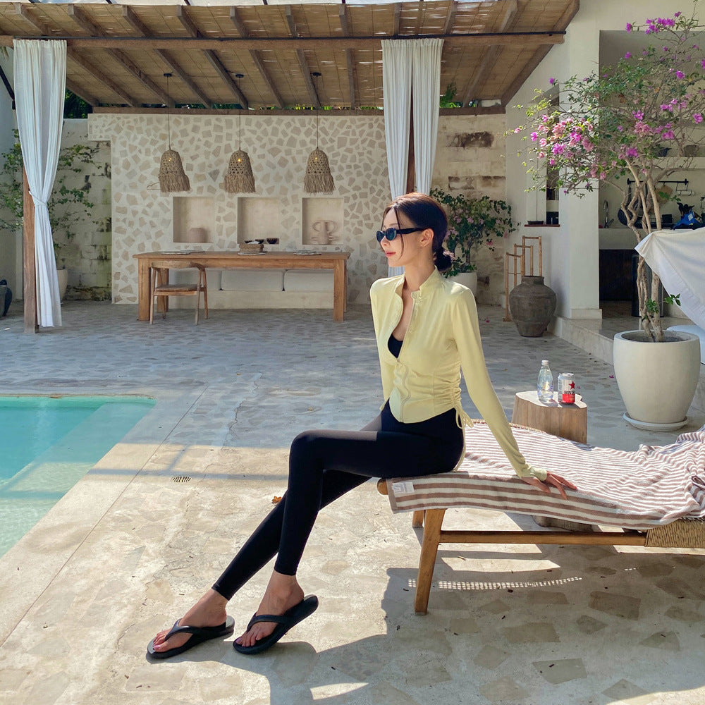 Women's Two-Piece Long Sleeve Sun Protection Swimwear