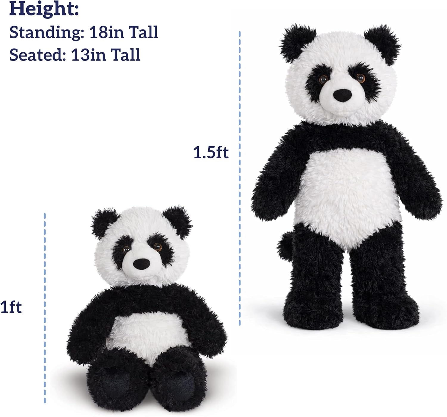 Panda Stuffed Animal - Cuddly Soft Panda Plush - 18 Inch - Plush Toy & Gift for Kids & Adults - Oh so Soft Collection