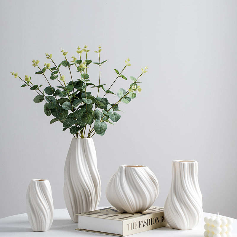 Minimalist Ceramic Flower Vase