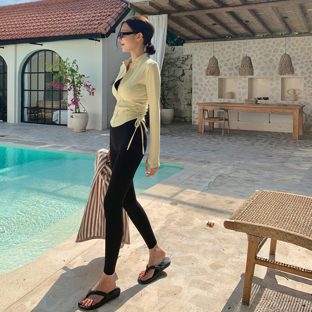 Women's Two-Piece Long Sleeve Sun Protection Swimwear