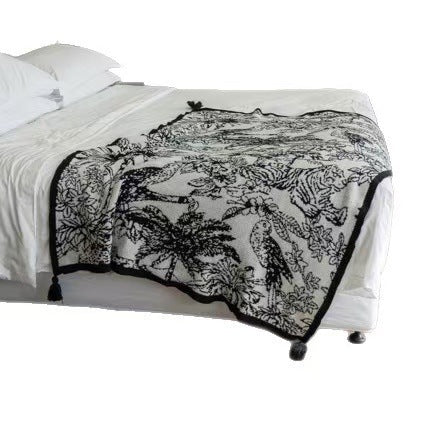 Watercolor French Wool Blanket