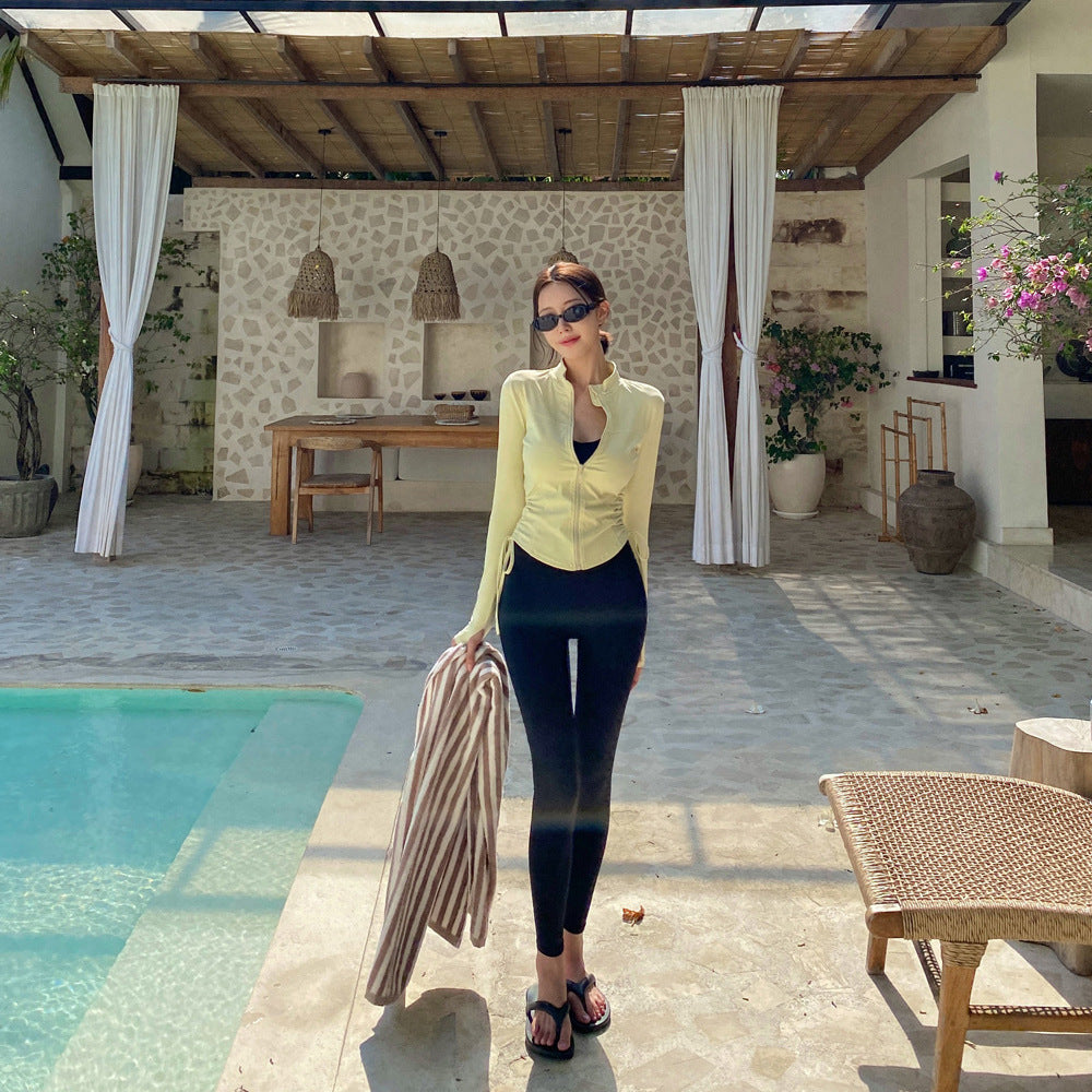 Women's Two-Piece Long Sleeve Sun Protection Swimwear