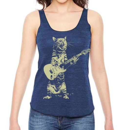 ROCK & ROLL guitar cat