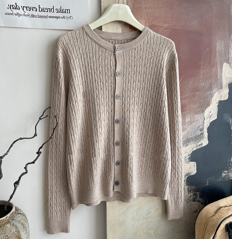 Embroidered Soft Knit Cardigan for Women