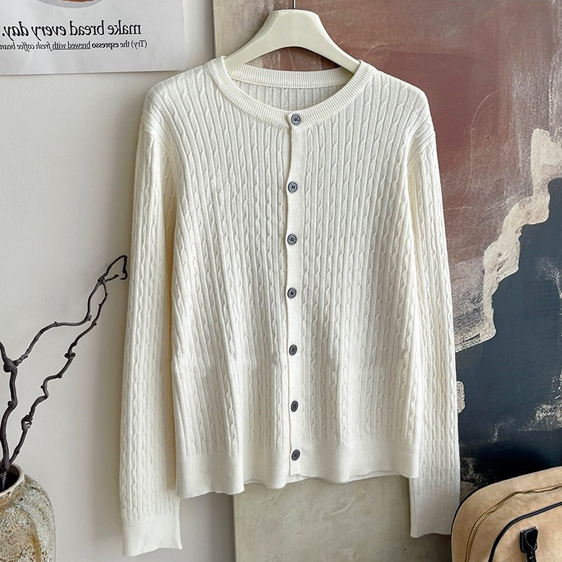 Embroidered Soft Knit Cardigan for Women