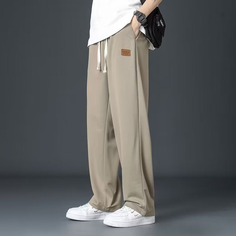 Mens Loose Fit Casual Trousers