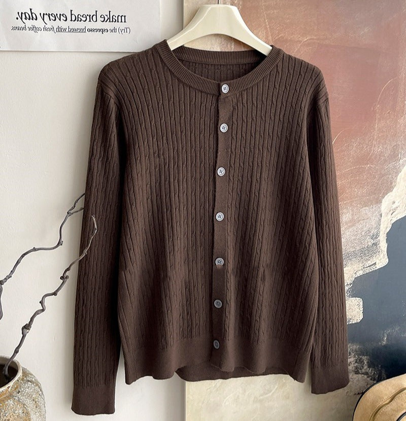 Embroidered Soft Knit Cardigan for Women