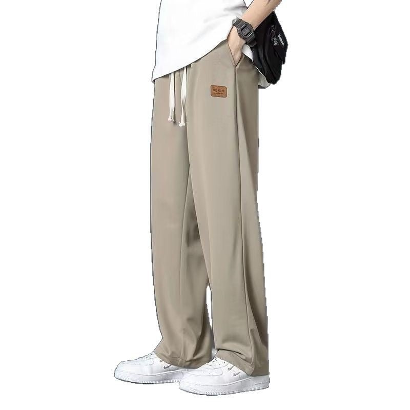 Mens Loose Fit Casual Trousers