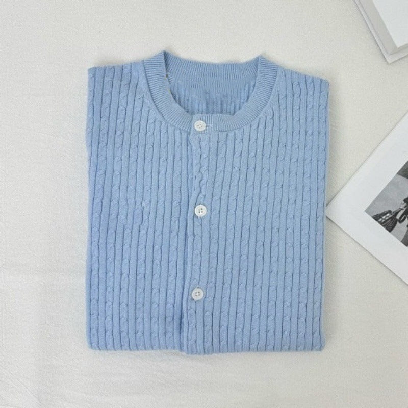 Embroidered Soft Knit Cardigan for Women