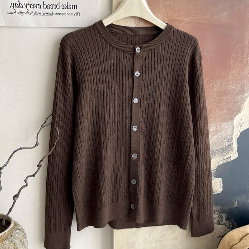 Embroidered Soft Knit Cardigan for Women