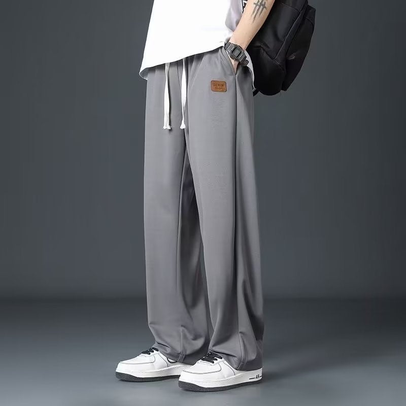 Mens Loose Fit Casual Trousers