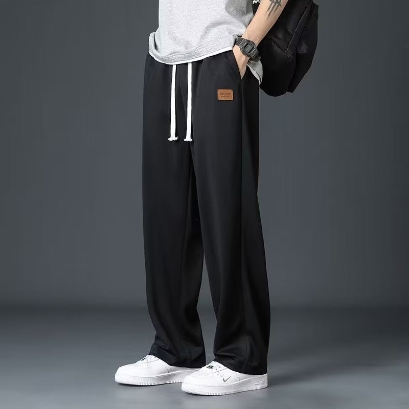 Mens Loose Fit Casual Trousers