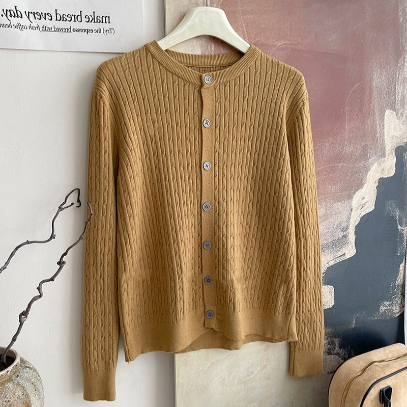 Embroidered Soft Knit Cardigan for Women