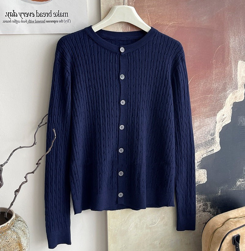 Embroidered Soft Knit Cardigan for Women